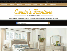 Tablet Screenshot of corvinsfurniture.com